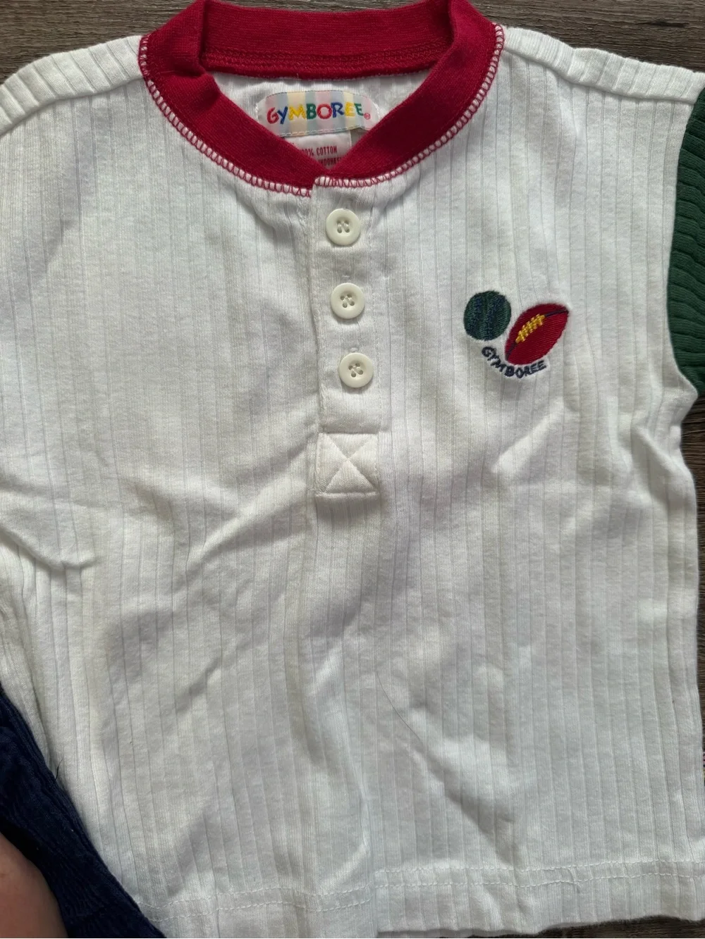 Gymboree Rainbow Tag sports overalls & Henley best for 18-24 months